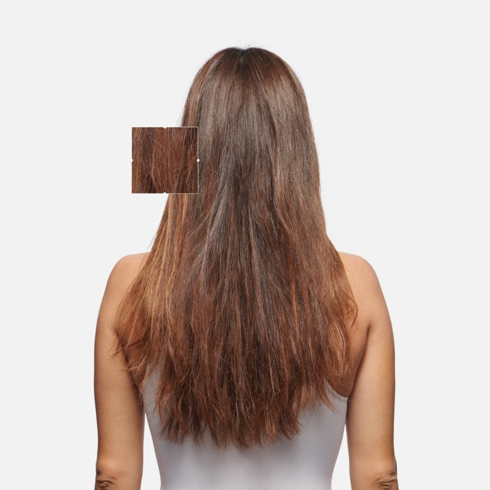 Cabello largo con frizz